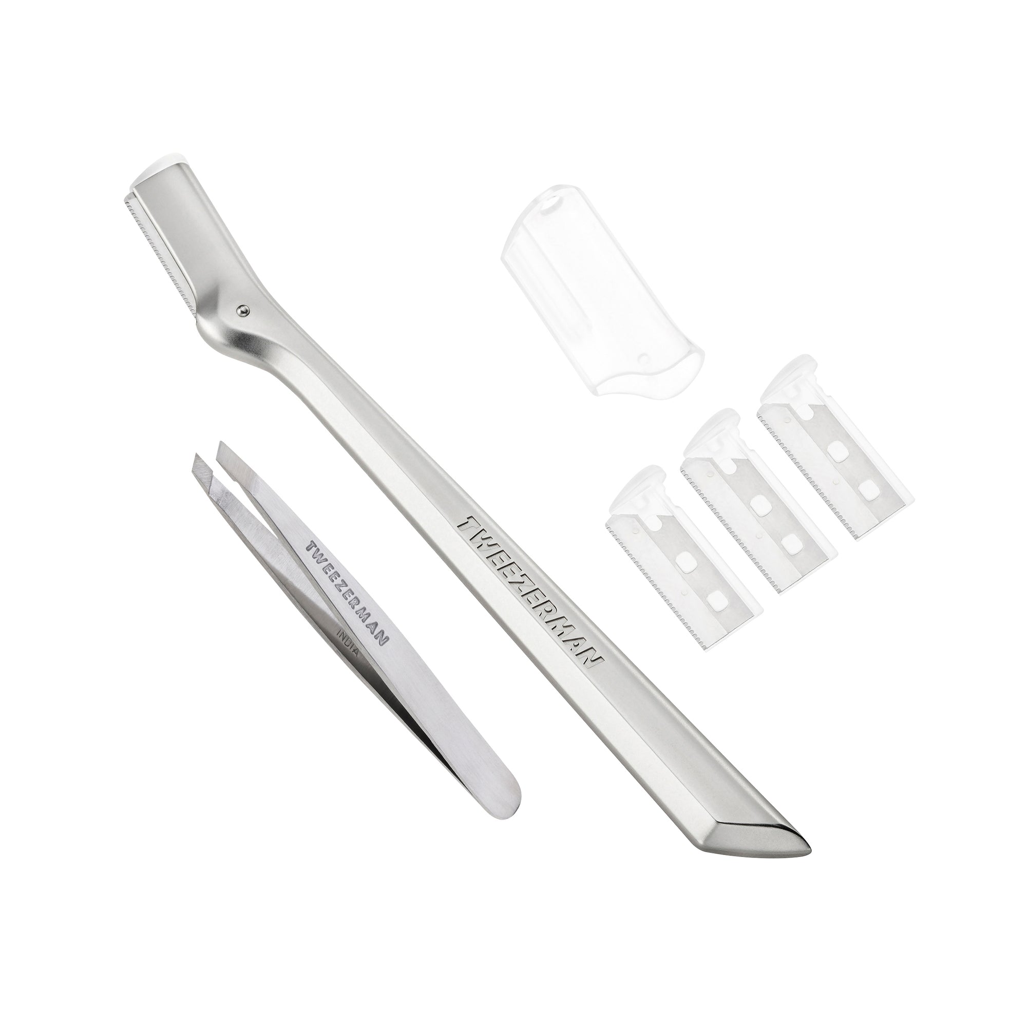 Brow Razor and Mini Tweezer Set