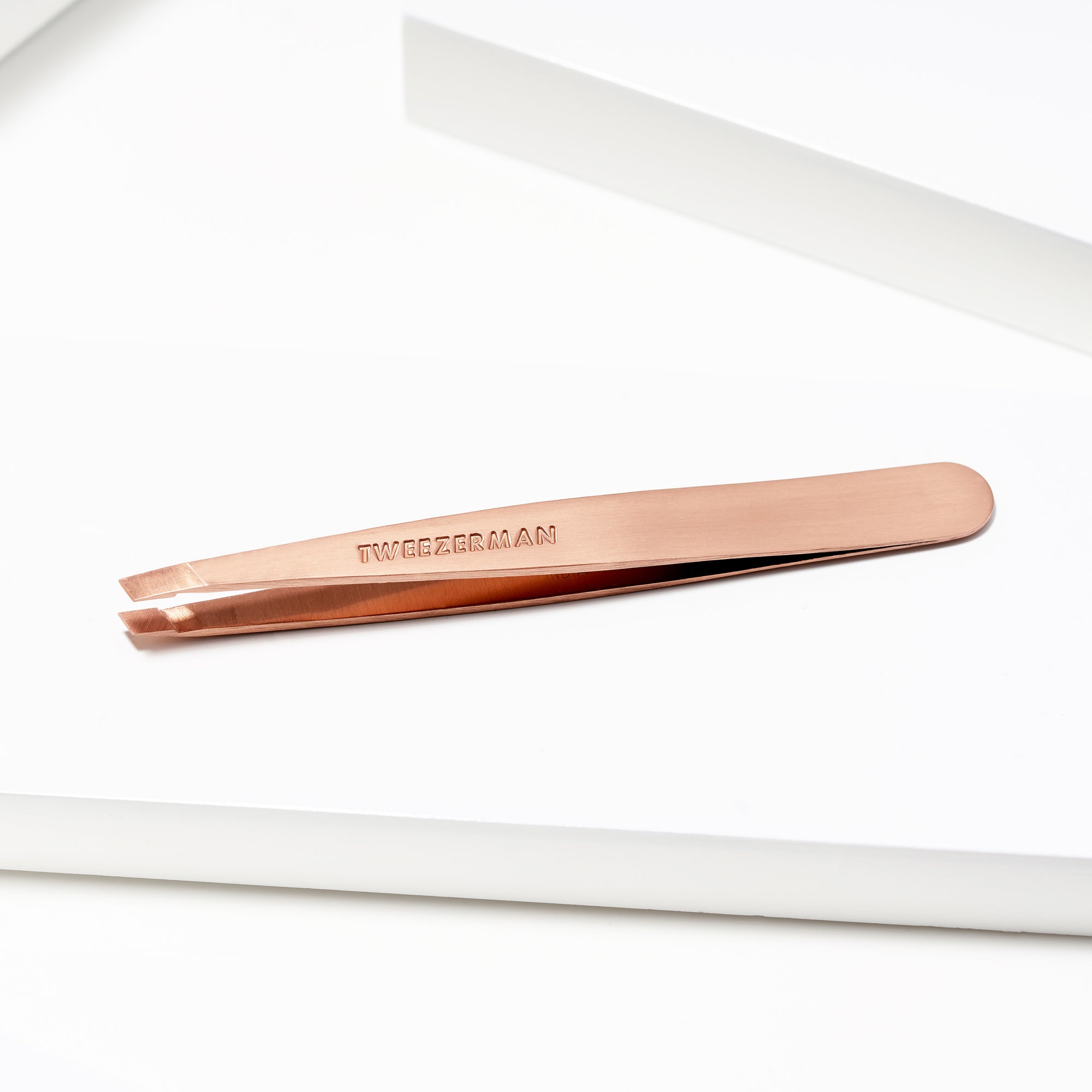 Rose Gold Slant Tweezer
