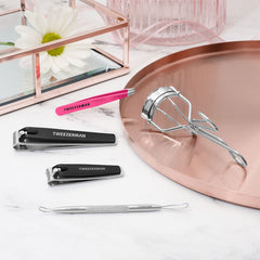 combo clipper set, eyelash curler and a mini tweezer under £20