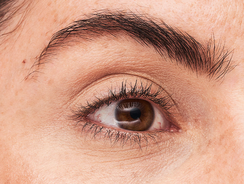 clean eye close up, no makeup