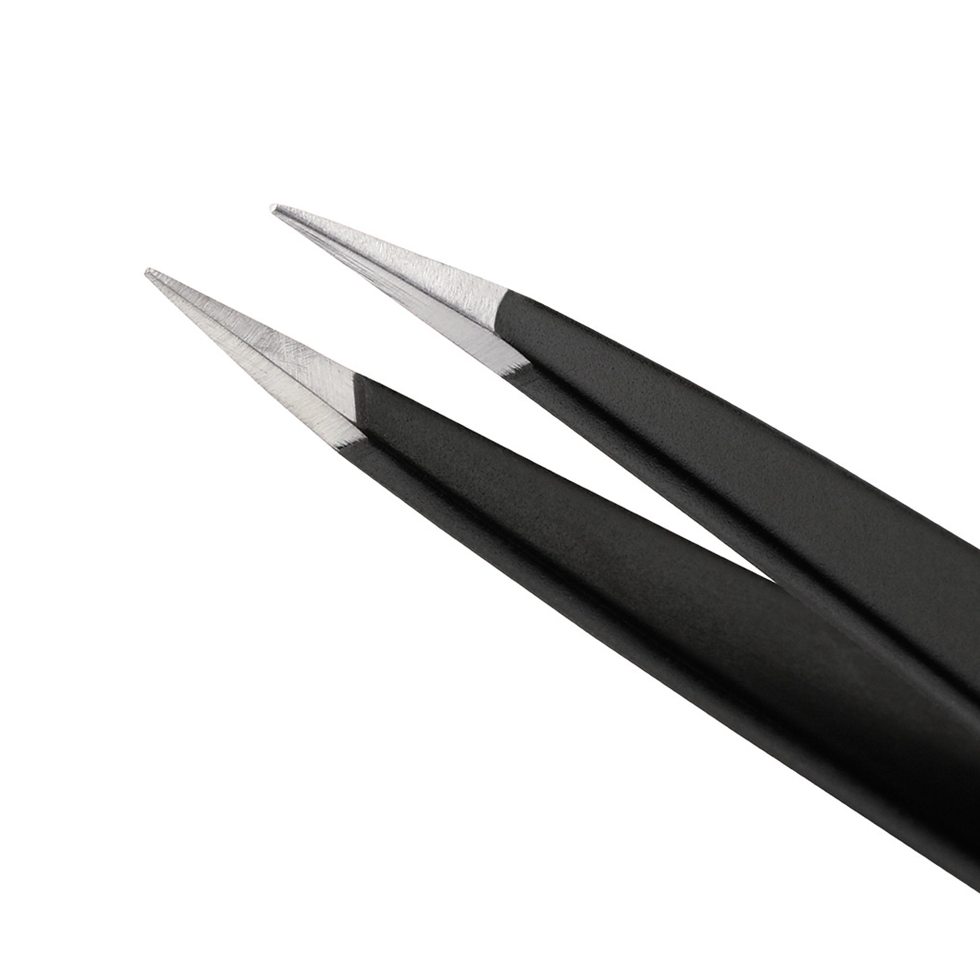 Stainless steel pointed tips of Midnight Sky Point Tweezer