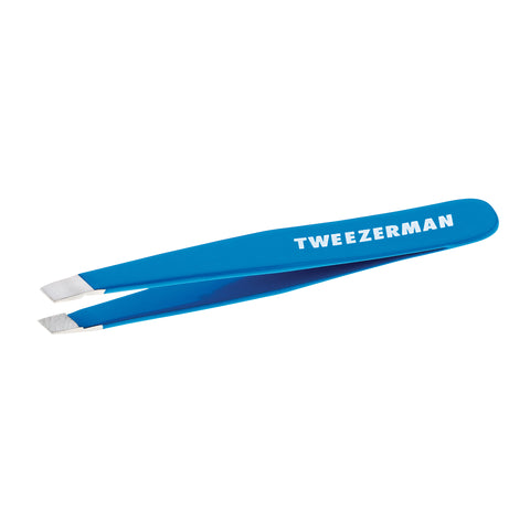 Blue Stainless Steel Tip Mini Slant Tweezer