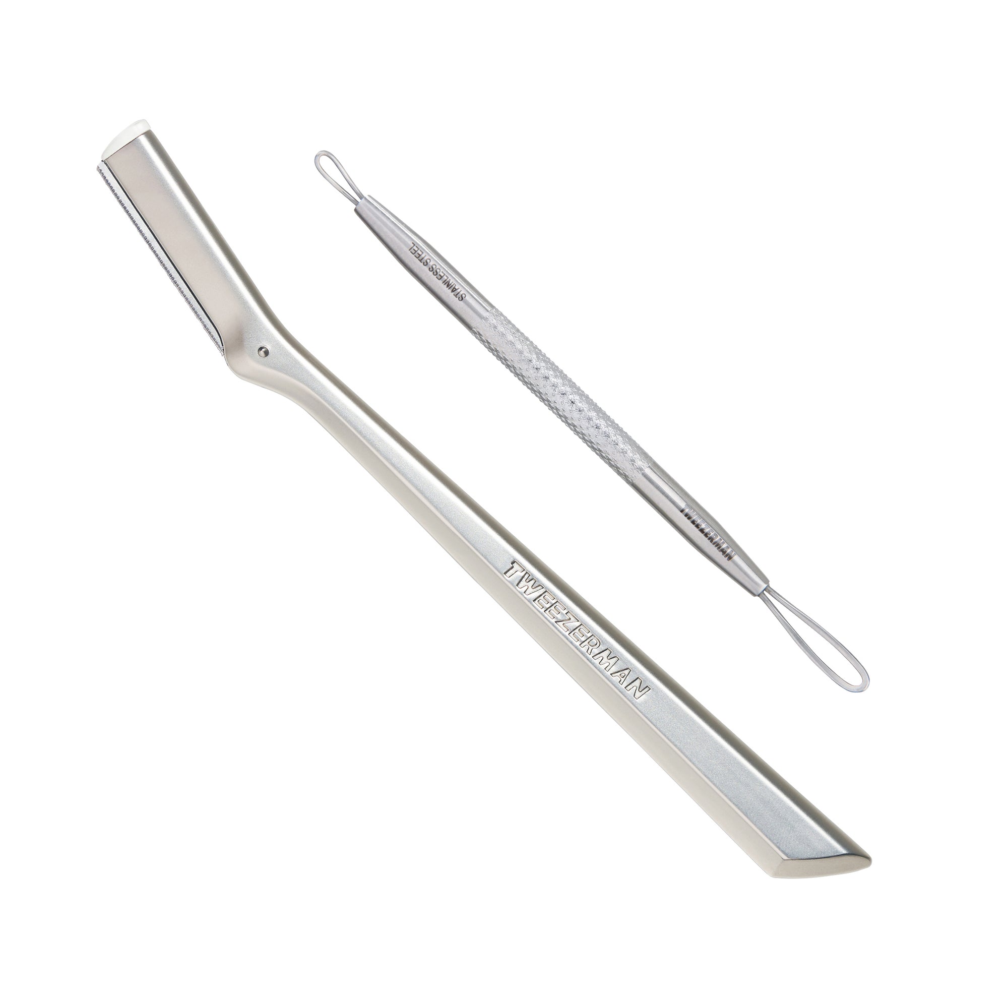 Stainless Steel Facial Razor and Dual ended skincare tool