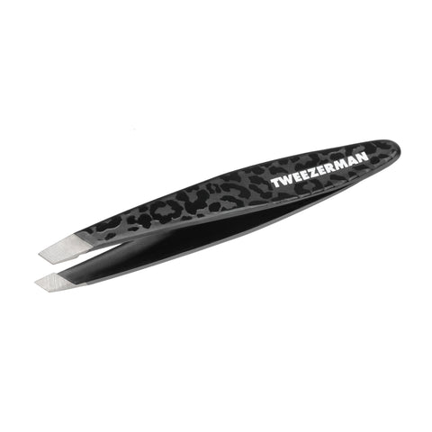 Black leopard print Mini Slant Tweezer