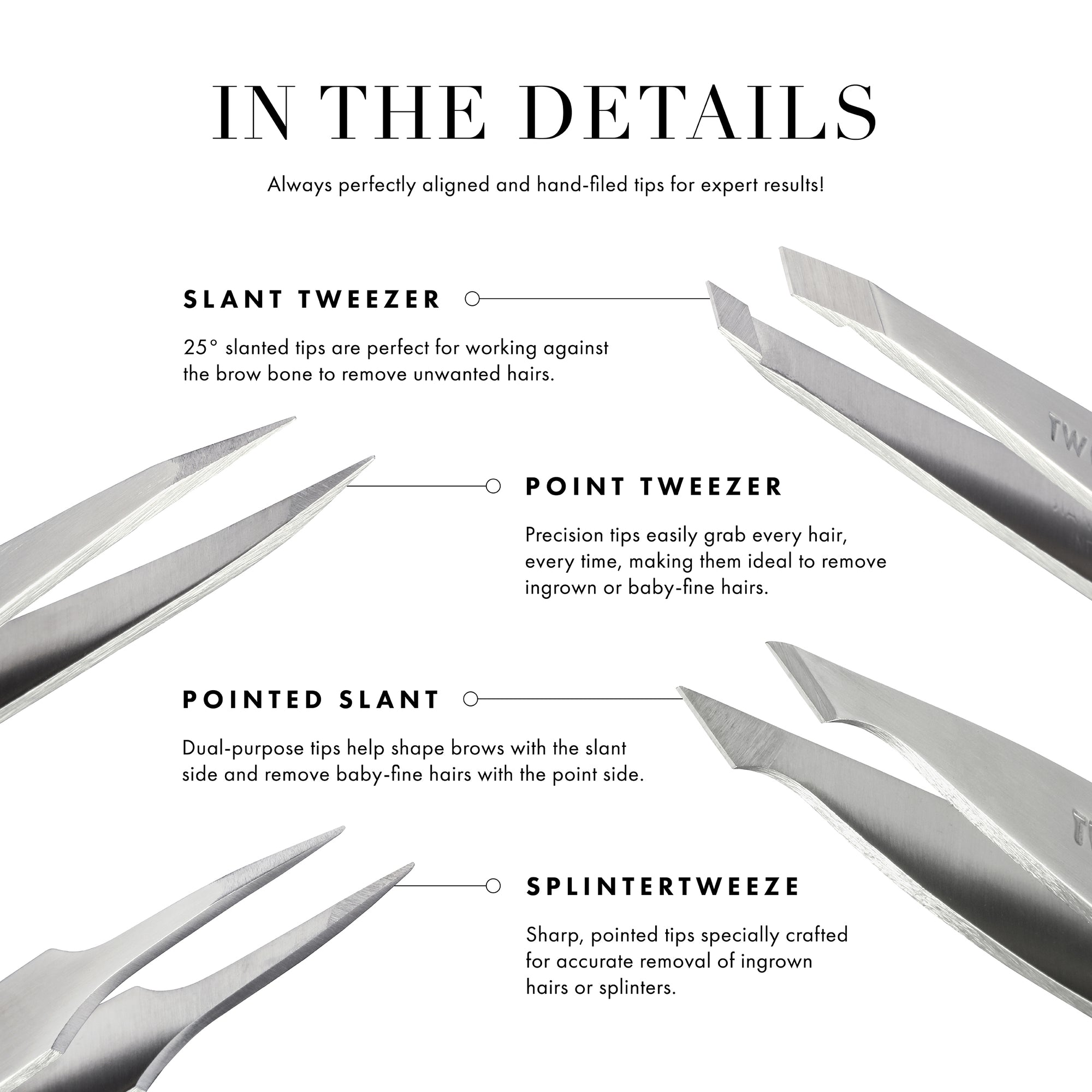 Slant Tweezer Leopard Print