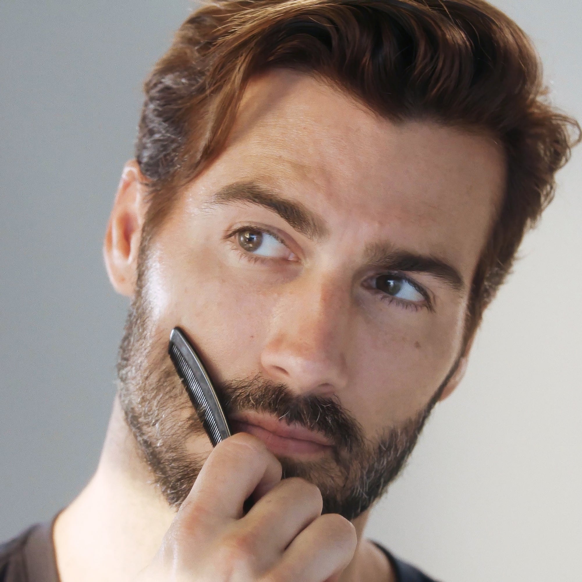 Moustache Scissors &amp; Comb