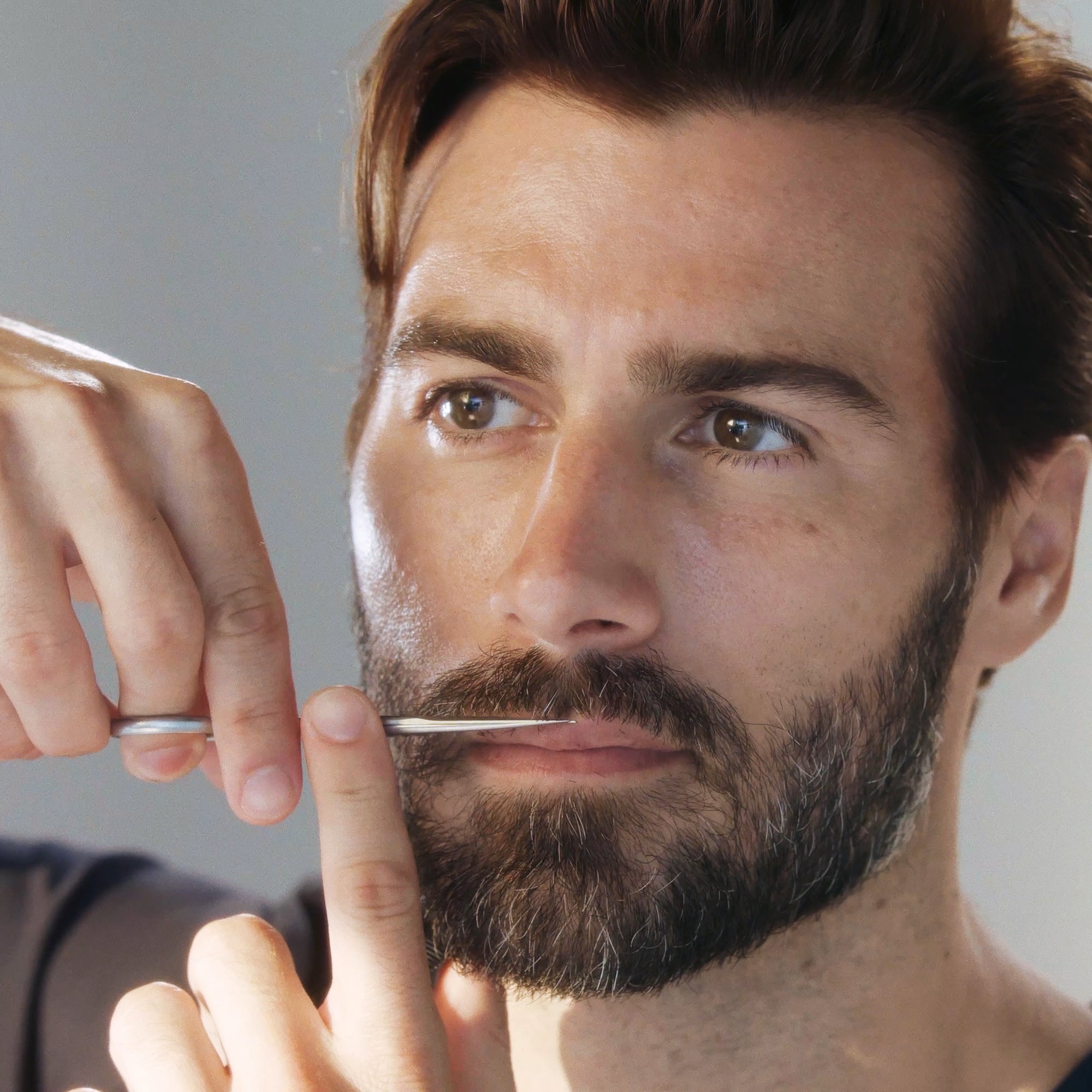 Moustache Scissors &amp; Comb